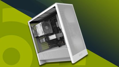 NZXT Player PC against a green TechRadar background