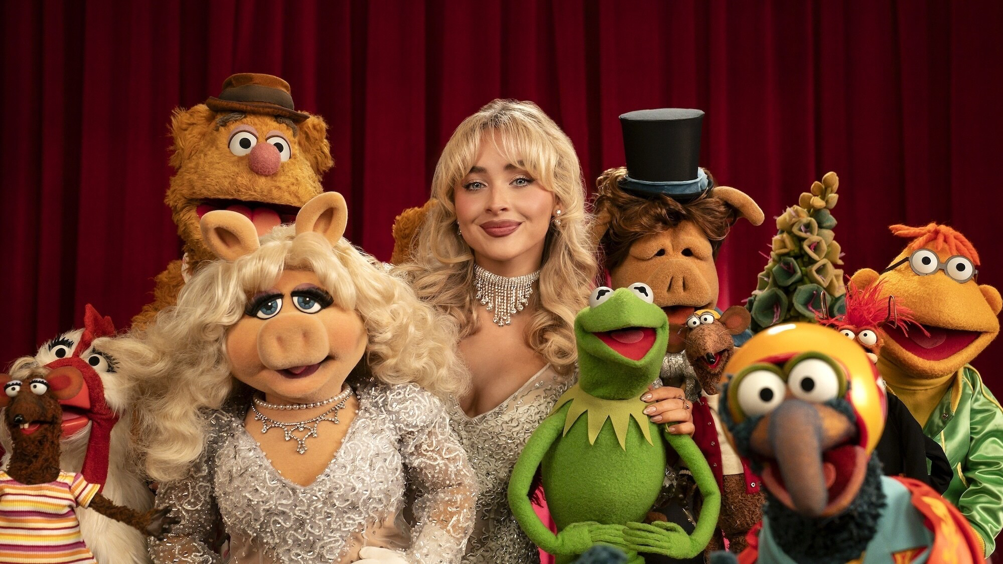 Disney&rsquo;s &ldquo;The Muppet Show&rdquo; stars Sabrina Carpenter and the original Muppet cast